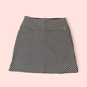 S.C.&CO. Black & White Patterned Skirt – Size S
